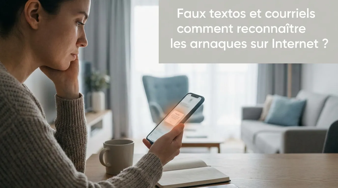 Prévention des fraudes – reconnaître les faux textos et courriels suspects